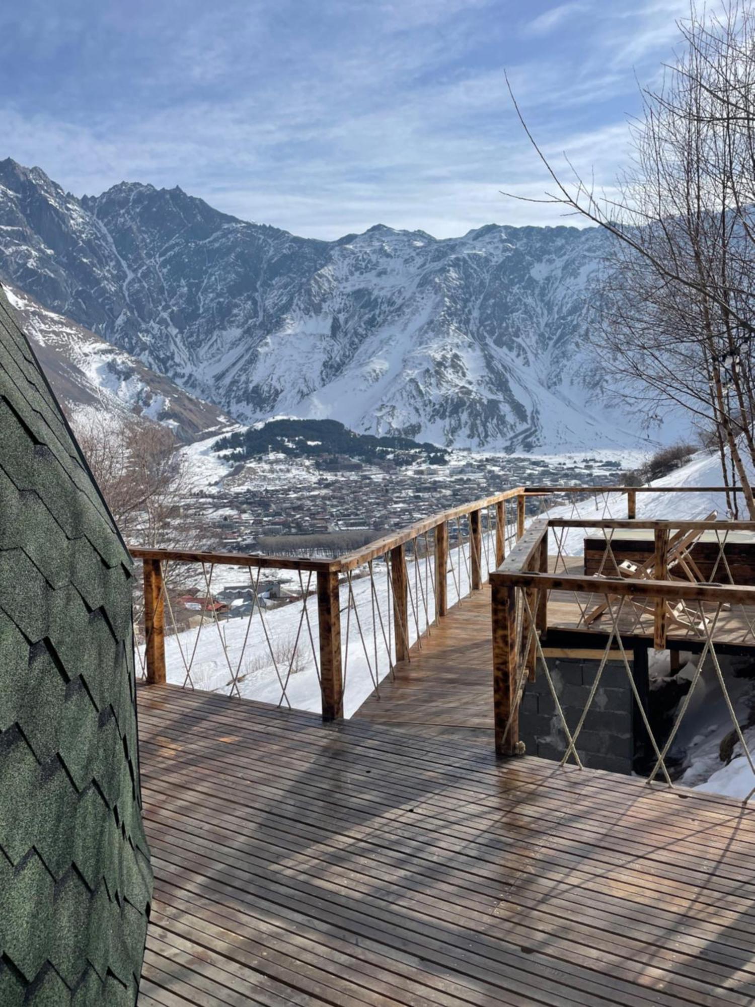 Glamping Emerald 卡兹贝吉 外观 照片
